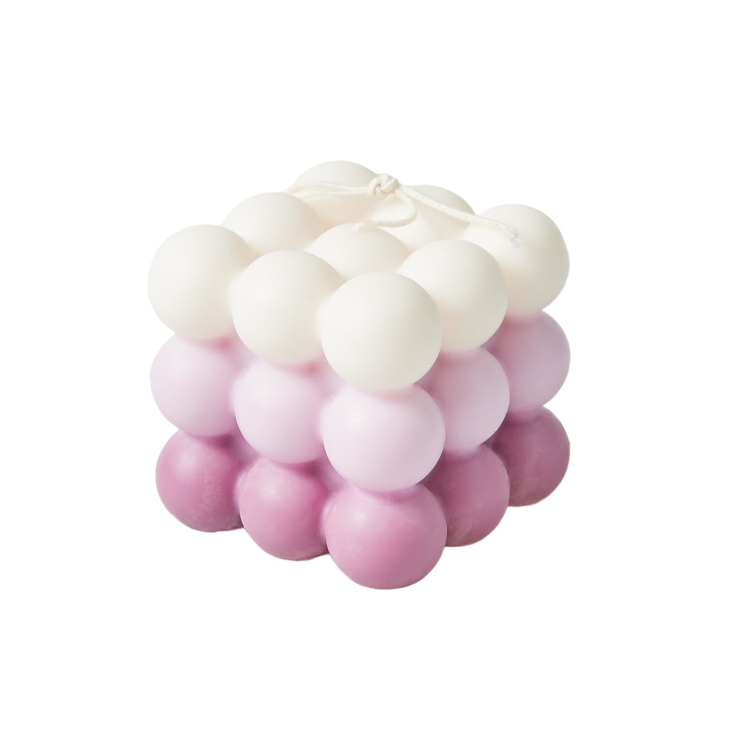 Bubble Cube Pastel Candles