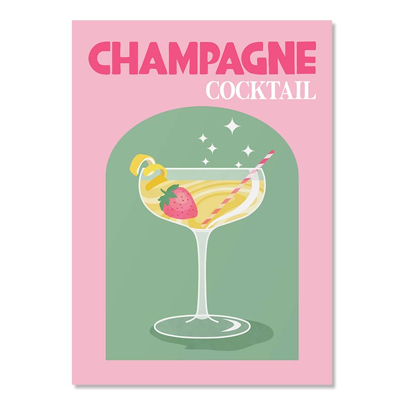 Pastel Cocktail Canvas Print