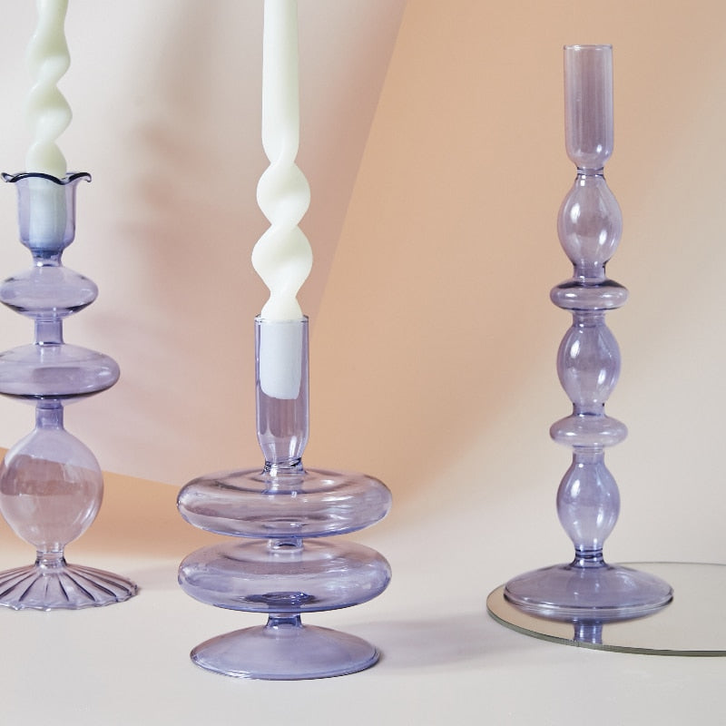 Lilac Candle Holder / Vase (Assorted)