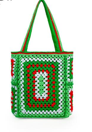 Boho Crochet Large Bag