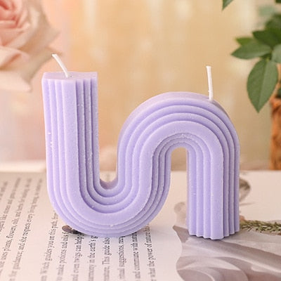 Geometric Decorative Scented Candle