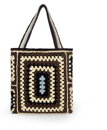 Boho Crochet Large Bag