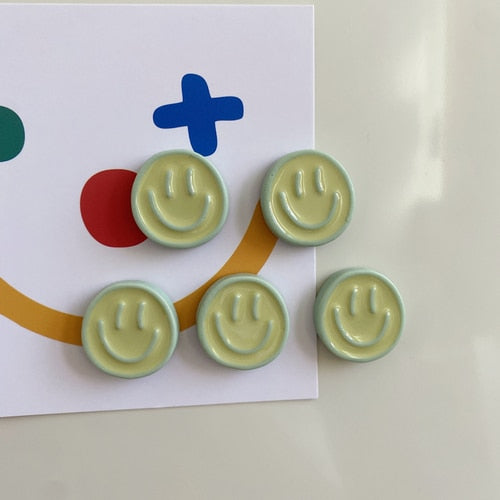 Smiley Face Refrigerator Magnets