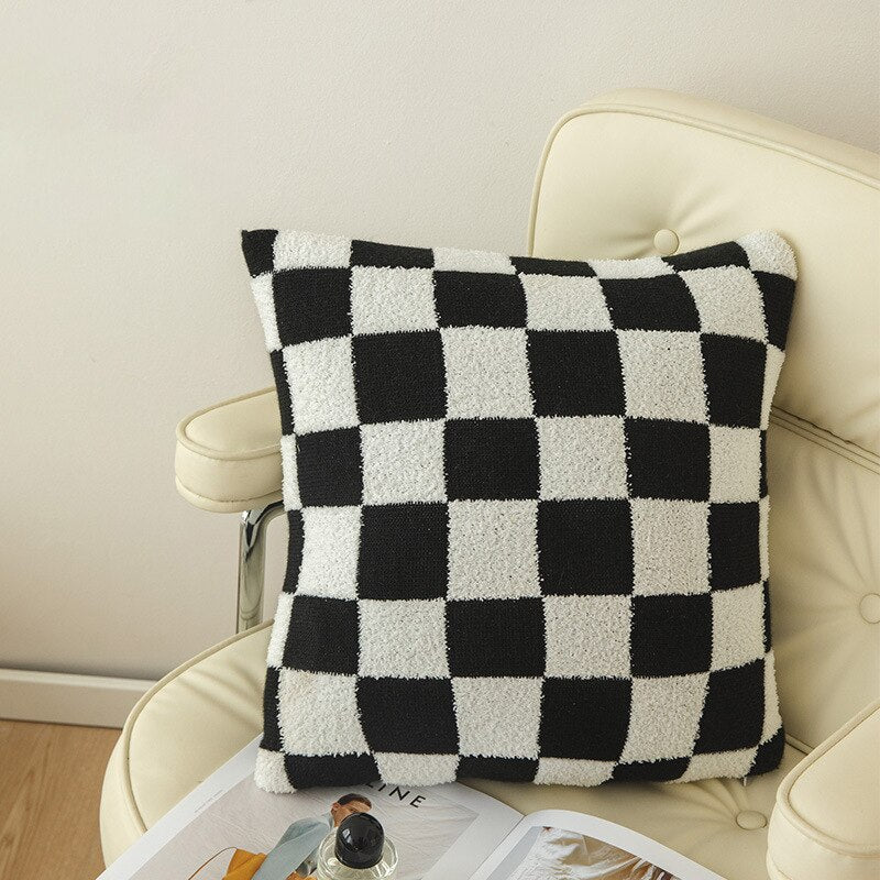 Checkerboard Cushion Cover