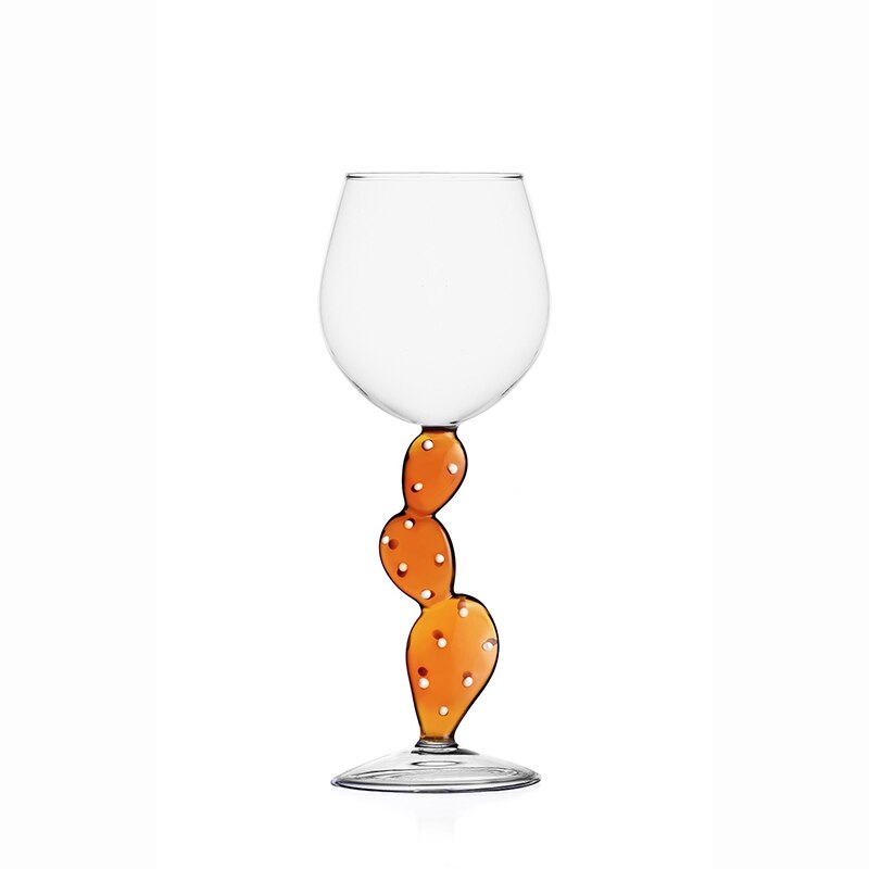 Cactus Stem Wine Glass