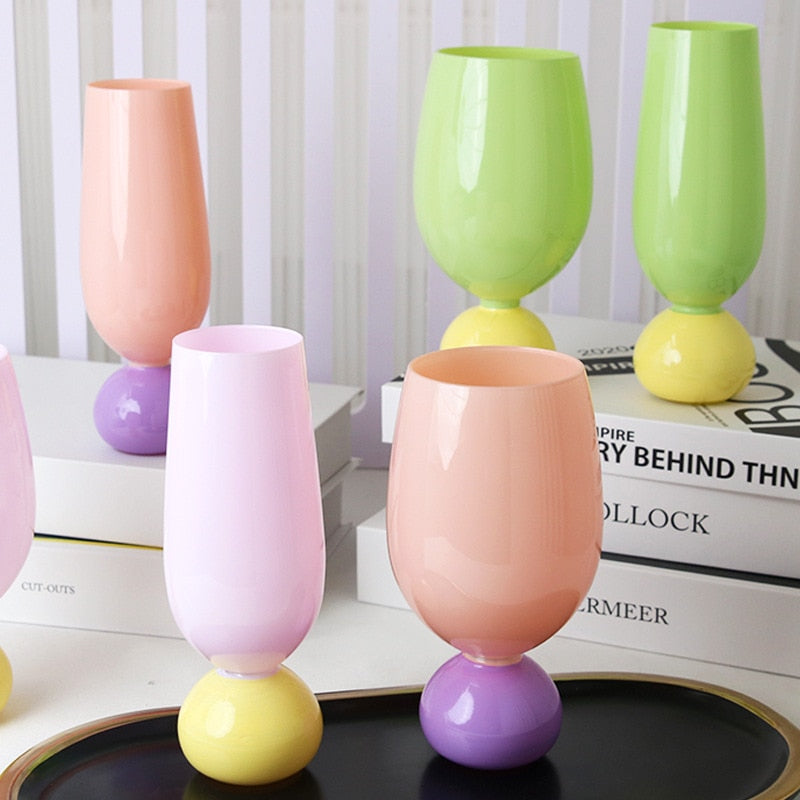 Pastel Cocktail Glasses