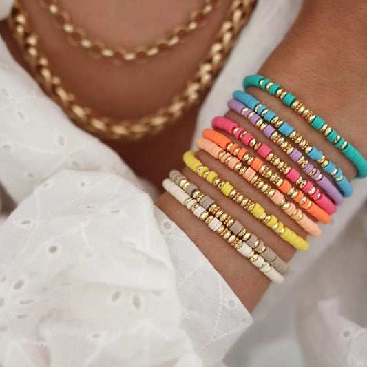 Multicolour Boho Bead Bracelets