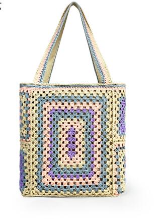 Boho Crochet Large Bag