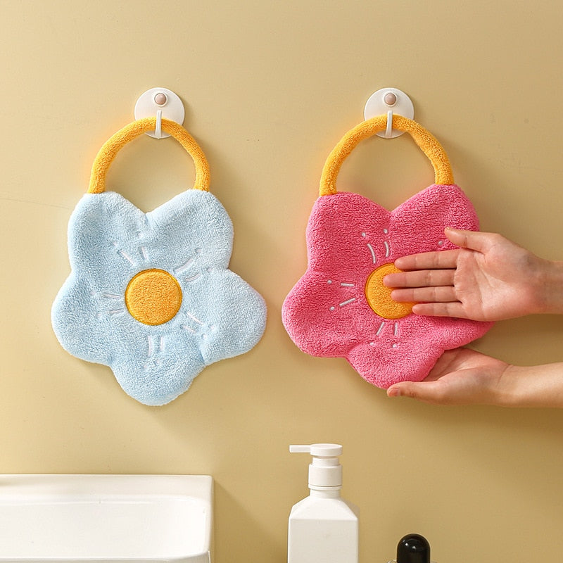 Flower Hand Towel