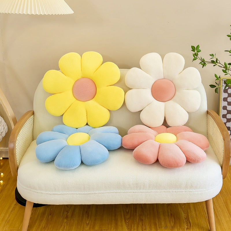 Daisy Corduroy Cushion