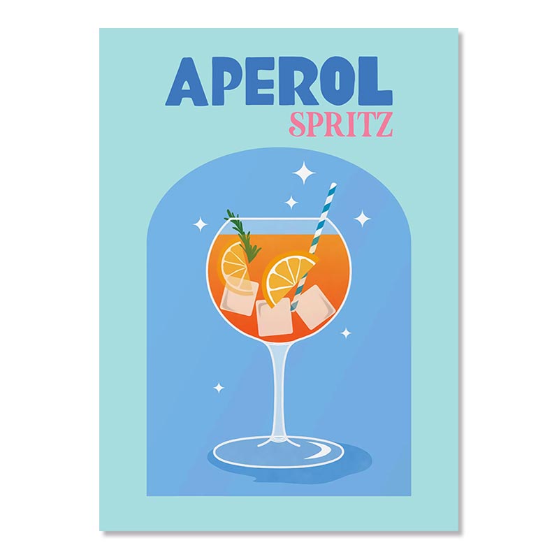 Pastel Cocktail Canvas Print