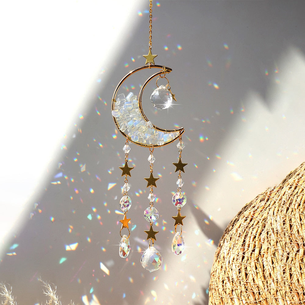 Moon Crystal Prism Sun Catcher