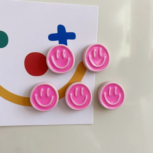 Smiley Face Refrigerator Magnets