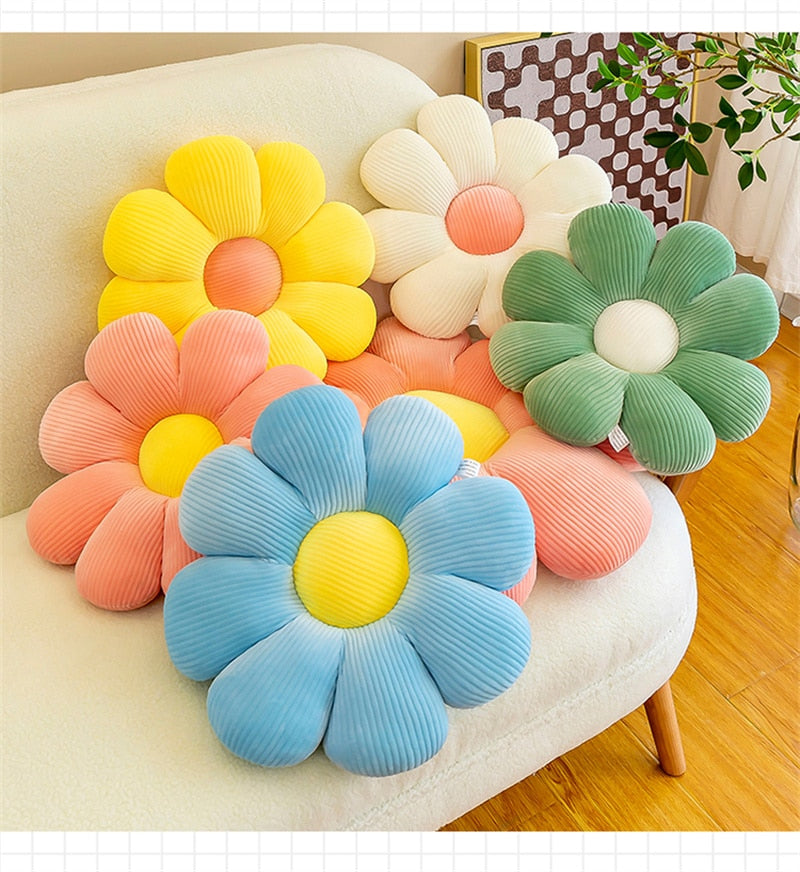 Daisy Corduroy Cushion