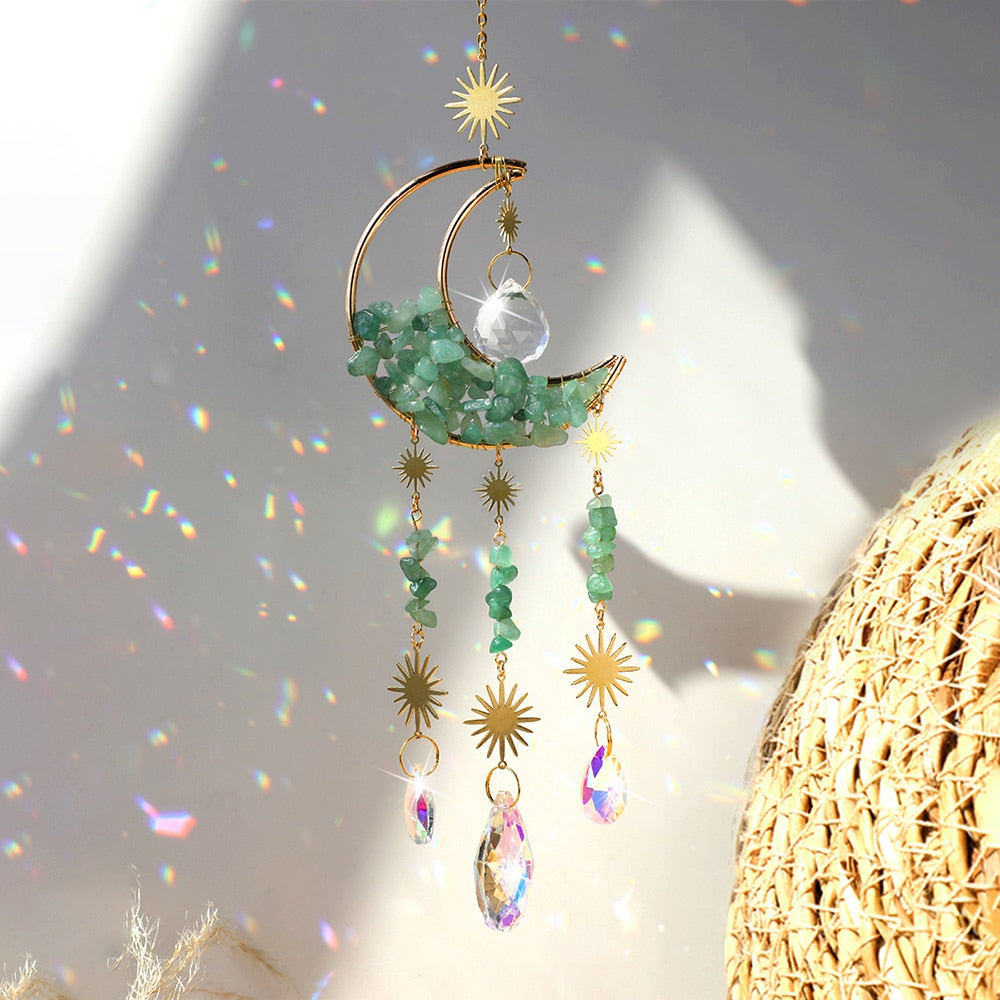 Moon Crystal Prism Sun Catcher