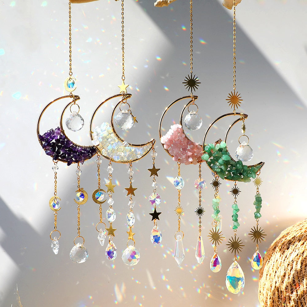 Moon Crystal Prism Sun Catcher